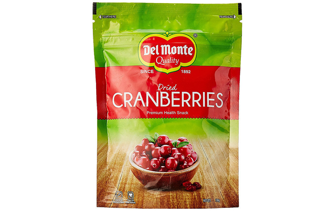 Del Monte Dried Cranberries    Pack  130 grams